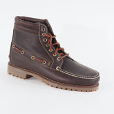 Mens Timberland 7 Eye Chukka A13F1 Leather Casual Walking Lace Up Brown Boots